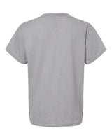 Pretreated Gildan 64000BCVC Softstyle CVC Youth T-Shirt - Cement - Back