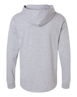 Pretreated Gildan 75500 Unisex Hammer Maxweight Hooded T-Shirt - Sport Grey - Back