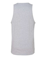 Pretreated Next Level 3633 Unisex Cotton Tank - Heather Grey - Back