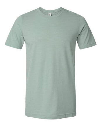 Pretreated Tultex 602CVC Unisex Combed CVC T-Shirt - Heather Light Sage