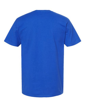 Pretreated Tultex 290 Unisex Heavyweight Jersey T-Shirt - Royal - Back