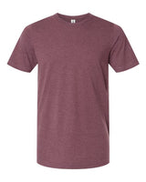 Pretreated Tultex 602CVC Unisex Combed CVC T-Shirt - Heather Maroon