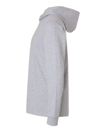 Pretreated Gildan 75500 Unisex Hammer Maxweight Hooded T-Shirt - Sport Grey - Side