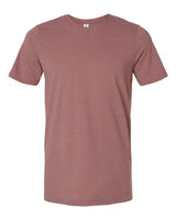 Pretreated Tultex 602CVC Unisex Combed CVC T-Shirt - Heather Mauve