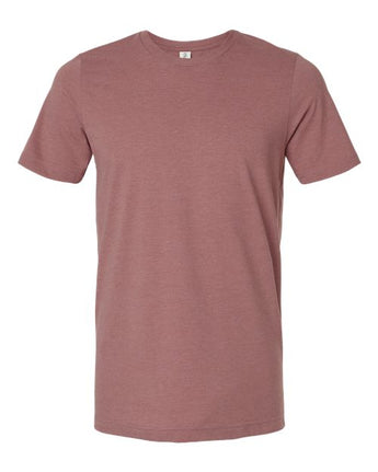 Pretreated Tultex 602CVC Unisex Combed CVC T-Shirt - Heather Mauve