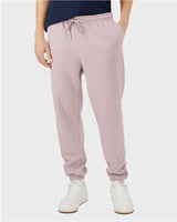 Pretreated American Apparel RF491 Unisex ReFlex Fleece Sweatpants - Blush - On Model