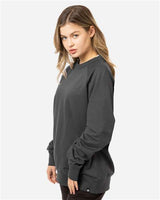 Pretreated econscious EC5200 Unisex Motion Crewneck Sweatshirt - Graphite - On Model - Side