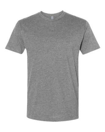 Pretreated Next Level 6410 Unisex Sueded Tee - Dark Heather Grey