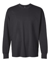 Pretreated Next Level 7211 Unisex Heavyweight Long Sleeve Tee - Graphite Black