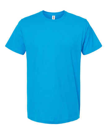 Pretreated Tultex 202 Unisex Fine Jersey T-Shirt - Turquoise