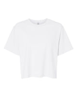 Pretreated American Apparel 102 Women's Fine Jersey Mid-Length Boxy Tee - White