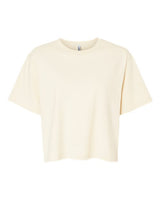 Pretreated American Apparel 102 Women's Fine Jersey Mid-Length Boxy Tee - Creme