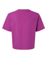 Pretreated American Apparel 102 Women's Fine Jersey Mid-Length Boxy Tee - Super Pink - Back