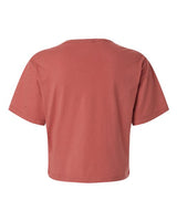 Pretreated American Apparel 102 Women's Fine Jersey Mid-Length Boxy Tee - Canyon - Back