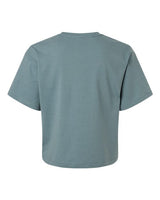 Pretreated American Apparel 102 Women's Fine Jersey Mid-Length Boxy Tee - Arctic - Back
