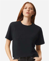Pretreated American Apparel 102 Women's Fine Jersey Mid-Length Boxy Tee - Lifestyle
