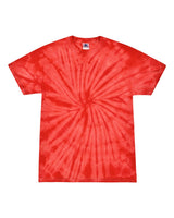 Pretreated Colortone 1000 Unisex Multi-Color Tie-Dyed T-Shirt - Spider Red