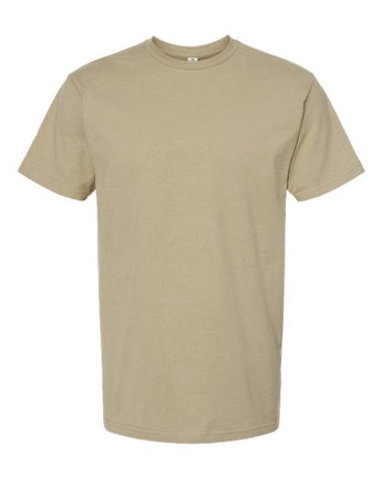 Pretreated Tultex 290 Unisex Heavyweight Jersey T-Shirt - Sand