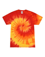 Pretreated Colortone 1000 Unisex Multi-Color Tie-Dyed T-Shirt - Blaze