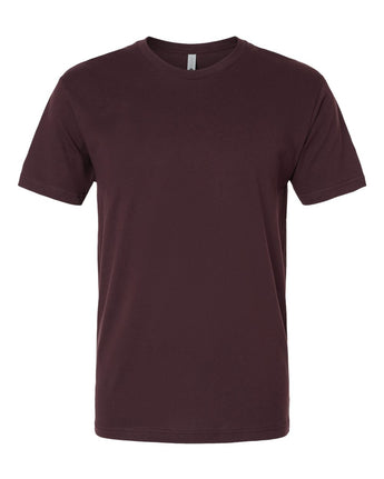 Pretreated Next Level 3600 Unisex Cotton Short Sleeve Crew - Oxblood