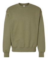 Pretreated Hanes F260 Unisex Ultimate Cotton Crewneck Sweatshirt - Oregano