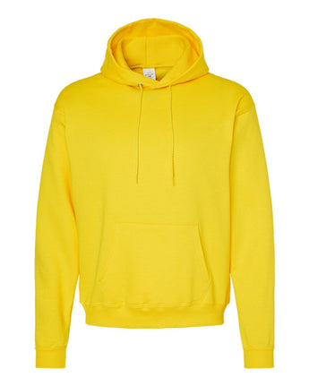 Pretreated Hanes P170 Unisex Ecosmart Hooded Sweatshirt - Athletic Yellow