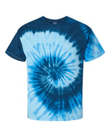 Pretreated Colortone 1000 Unisex Multi-Color Tie-Dyed T-Shirt - Blue Ocean