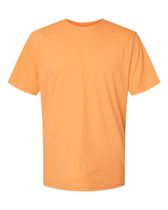 Pretreated Gildan 64000CVC Softstyle CVC T-Shirt - Tangerine Mist