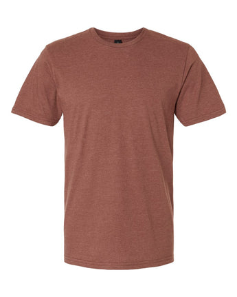 Pretreated Gildan 64000CVC Softstyle CVC T-Shirt - Cocoa Mist