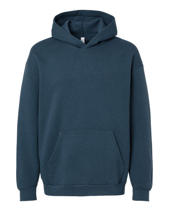 Pretreated American Apparel RF498 Unisex ReFlex Fleece Hoodie Sweatshirt - Sea Blue