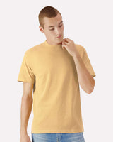 Pretreated American Apparel 1301GD Unisex Garment-Dyed Heavyweight Cotton Tee - Faded Mustard
