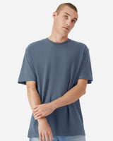 Pretreated American Apparel 1301GD Unisex Garment-Dyed Heavyweight Cotton Tee - Faded Navy
