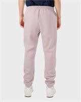 Pretreated American Apparel RF491 Unisex ReFlex Fleece Sweatpants - Blush - On Model - Back
