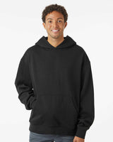 Pretreated Independent Trading Co. IND280SL Unisex Avenue Midweight Hooded Sweatshirt - Black
