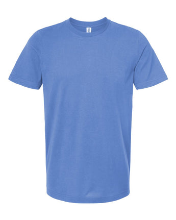 Pretreated Tultex 602 Combed Cotton T-Shirt - Columbia Blue