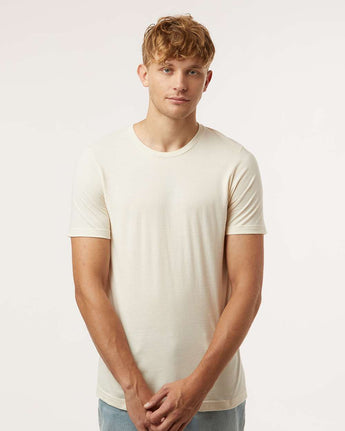 Pretreated Tultex 602 Combed Cotton T-Shirt - Vintage Natural