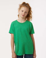 Pretreated Tultex 235 Youth Fine Jersey T-Shirt - Heather Kelly
