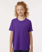 Pretreated Tultex 235 Youth Fine Jersey T-Shirt - Purple