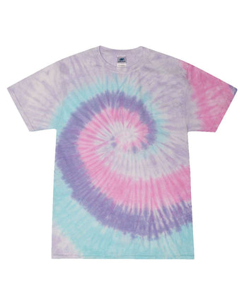 Pretreated Colortone 1000 Unisex Multi-Color Tie-Dyed T-Shirt - Unicorn