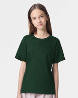 Pretreated American Apparel 2001Y Youth Fine Jersey Tee - Forest