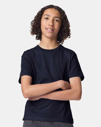 Pretreated American Apparel 2001Y Youth Fine Jersey Tee - Navy