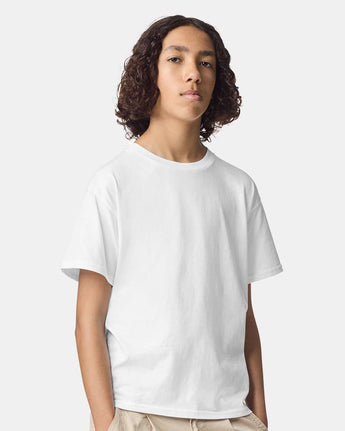 Pretreated American Apparel 2001Y Youth Fine Jersey Tee - White