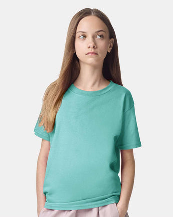 Pretreated American Apparel 2001Y Youth Fine Jersey Tee - Celadon
