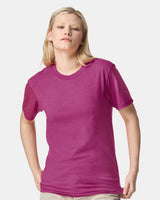 Pretreated American Apparel 2001CVC Unisex CVC Tee - Heather Super Pink