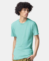 Pretreated American Apparel 2001CVC Unisex CVC Tee - Heather Celadon