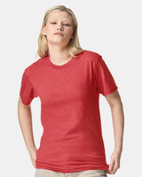 Pretreated American Apparel 2001CVC Unisex CVC Tee - Heather Coral