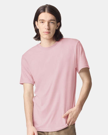 Pretreated American Apparel 2001CVC Unisex CVC Tee - Heather Pink