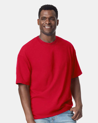 Pretreated Gildan 75000 Hammer Maxweight Adult T-Shirt - Cherry Red