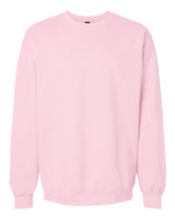 Pretreated Gildan SF000 Softstyle Midweight Crewneck Sweatshirt - Light Pink