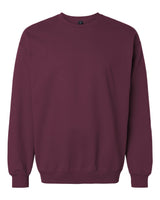 Pretreated Gildan SF000 Softstyle Midweight Crewneck Sweatshirt - Maroon